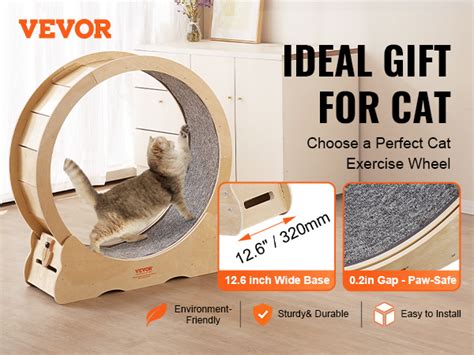 Vevor Roue D Exercice Pour Chat Mm Grande Roue De Tapis Roulant