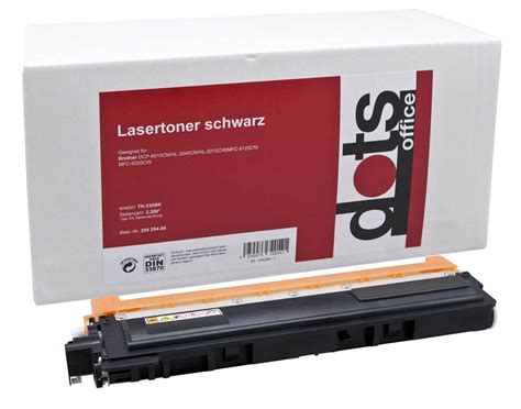 Dots Schwarz Toner Kompatibel Zu Brother Tn Bk Office Discount