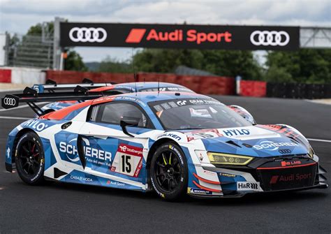 Trois Audi R8 Lms Gt3 Officielles Pour Audi Sport Aux 24 Heures Du