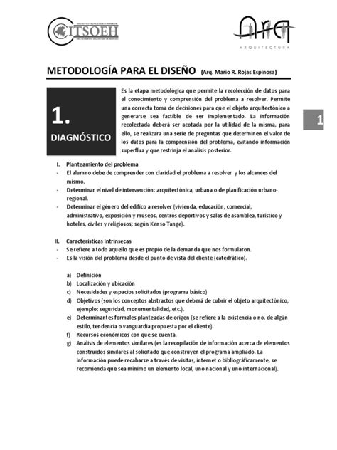 Metodología Del Diseño Arquitectura