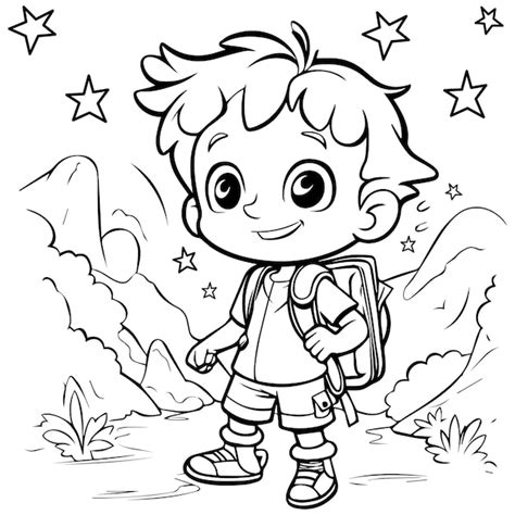 Premium Vector Coloring Book Kids