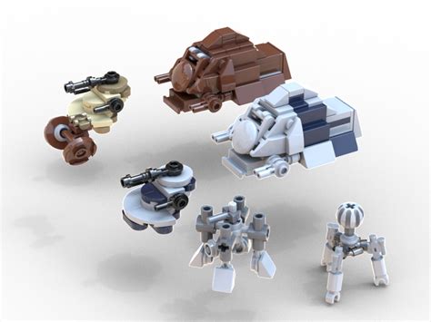 LEGO MOC Battle Droid Vehicles by Goobladoosh | Rebrickable - Build ...