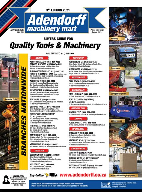 Adendorff Machinery Mart Catalogue Off