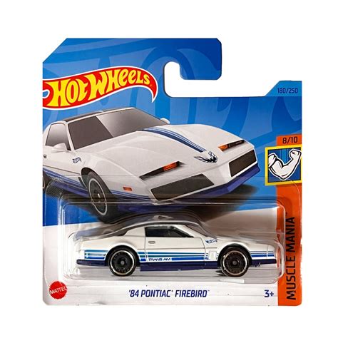 Метална количка Hot Wheels Pontiac Firebird 84 1 64 бяла eMAG bg