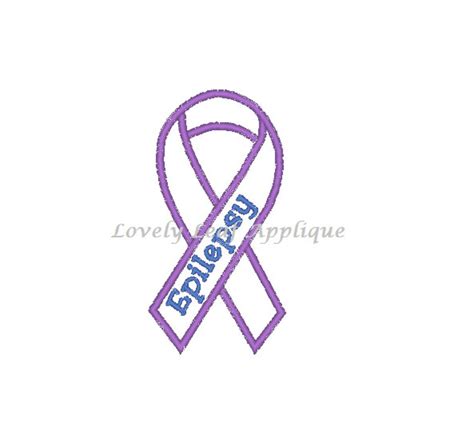 Digital Item Epilepsy Awareness Ribbon In 5 Sizes Etsy