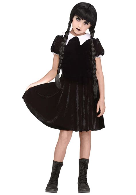 Gothic Girl Costume For Kids