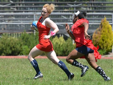 Southern Oregon University Women’s Rugby Team presents Prom Dress Rugby ...