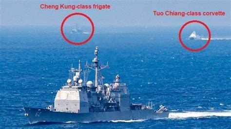 Kapal Perang Taiwan Gabung Dengan Kapal As China Mantau Dari Dekat