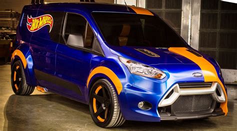 Ford Transit Connect Hot Wheels Concept Shows Widebody Style Cool New Nose