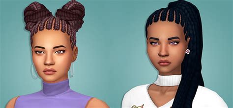 Sims 4 Maxis Match Cc Long Hair For Girls All Styles Fandomspot