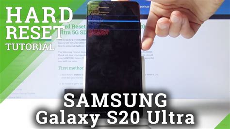 Hard Reset Samsung Galaxy S Ultra Remove Screen Lock Factory