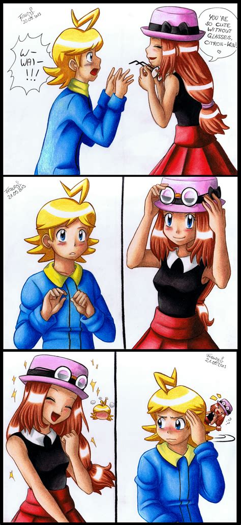 PKMN - Serena's stealing Clemont's glasses by MiyaToriaka though i dont ...