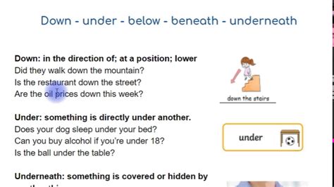 Prepositions Difference Between Beneath And Under 49 Off