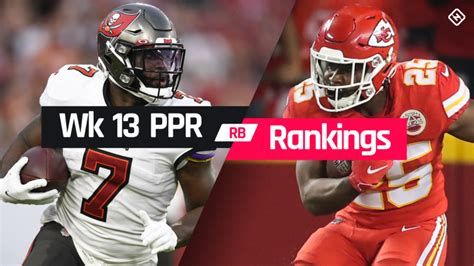 Fantasy Rb Ppr Rankings Week 13 Who To Start Sit At Running Back In