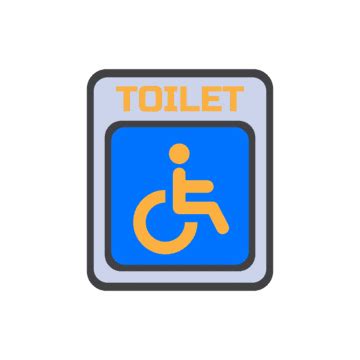 Wc Toilet Door Signs Chalk Icons Set Vector Disabled Entrance Vector, Vector, Disabled, Entrance ...