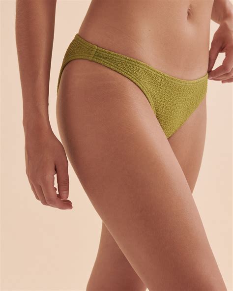 BILLABONG Bas de bikini coupe échancrée Tropic So Dazed Vert olive