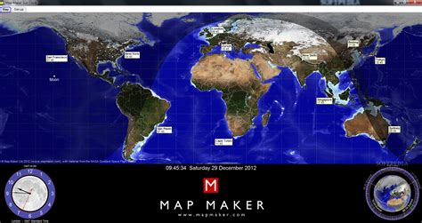 Map Maker Sun Clock 7 - Download, Review, Screenshots