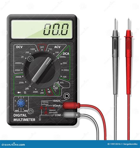 Digital Multimeter Royalty Free Stock Image - Image: 19913516