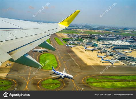 Haneda Airport Seen Plane Shooting Location Ota Tokyo Stock Editorial
