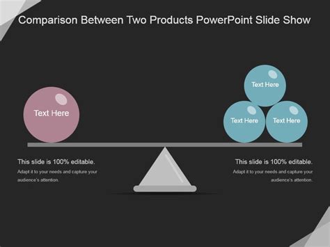 Comparison Between Two Products Powerpoint Slide Show | PowerPoint ...