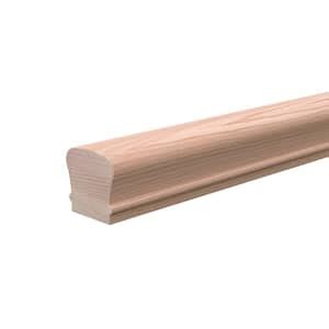 EVERMARK Stair Parts 6010 16 Ft Unfinished Red Oak Handrail 6010R ENF