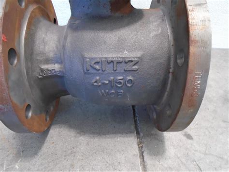 Kitz 4" 150# WCB Standard Port Ball Valve 150SCTAZM-FS