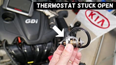 Kia Optima Symptoms Of Thermostat Stuck Open Heater Not Warm Youtube