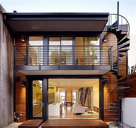 20 Amazing Decks With Spiral Staircase Designs | Casas, Diseño de ...