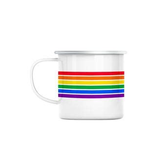 Mug en métal émaillé Arc en ciel lgbtq gay Tasse et Mugs Achat prix fnac