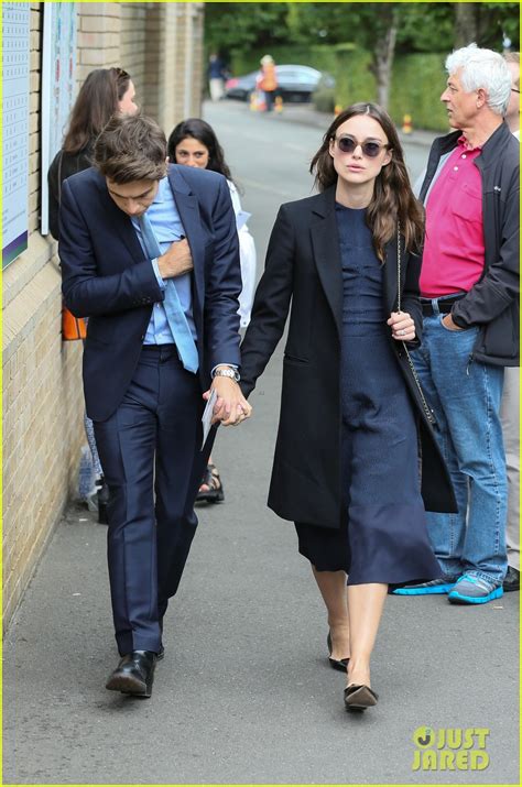 Keira Knightley Hubby James Righton Check Out Wimbledon Photo