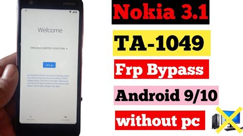 Nokia Plus Frp Google Account Bypass Ta Frp Bypass