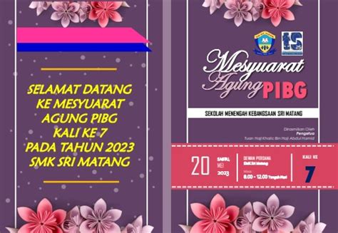 BUKU PROGRAM MESYUARAT AGUNG TAHUNAN PIBG TAHUNAN KALI KE 7 Nurafifah