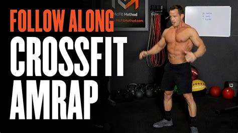 Follow Along Crossfit Amrap Home Workout 20 Minutes Youtube