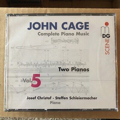 John Cage Complete Piano Music Vol Pianos Cd Set New Factory