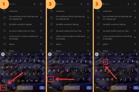 C Mo Poner La Barra Vertical En El Teclado En Pc Y Android M Vil