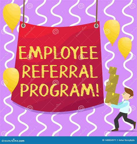 Conceptual Hand Writing Showing Employee Referral Program Business