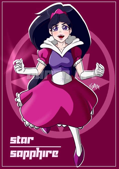 Star Sapphire By Arteaaron Oficial On Deviantart Dc Super Hero Girls