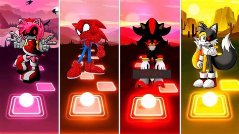 Amy Exe Sonic Spiderman Sonic Tails Exe Sonic Shadow Exe Sonic