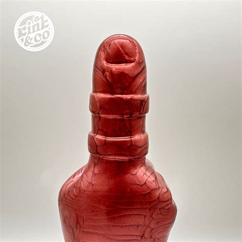 Hand Of Parvati Big Finger Bronze Silicone Marble Pour Dildo Etsy