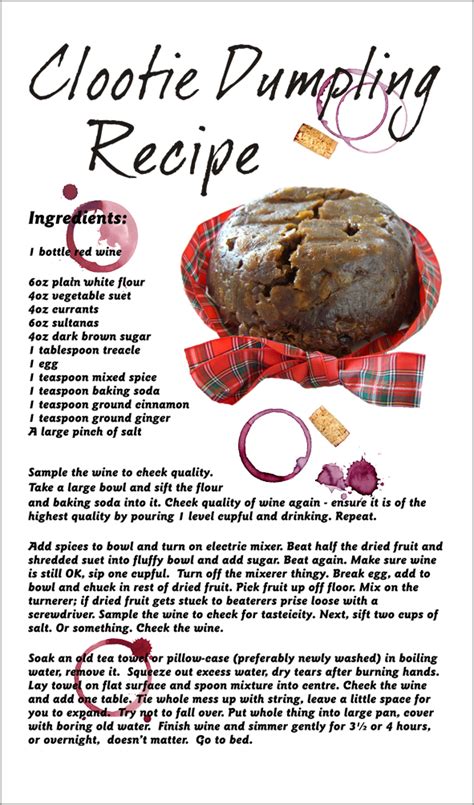 Clootie Dumpling Recipe Tea Towel – Sprint Design