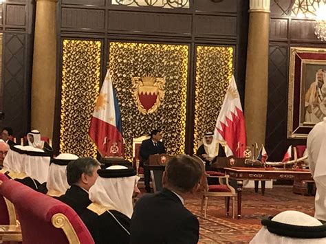 Duterte Bahraini King Oversee Signing Of 4 Deals Global News