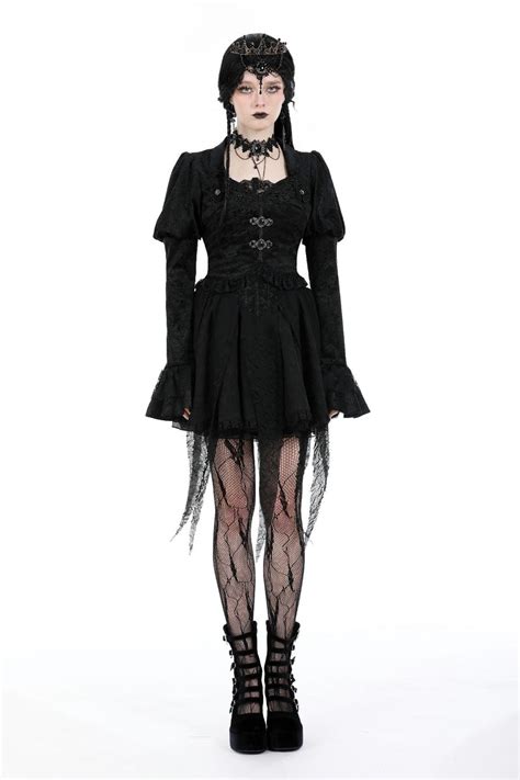 Gothic Retro Bubble Jacket Jw263 Dark In Love