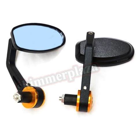 Buy New Pair Motorcycle Bar End Rear View Side Mirror For Bar End