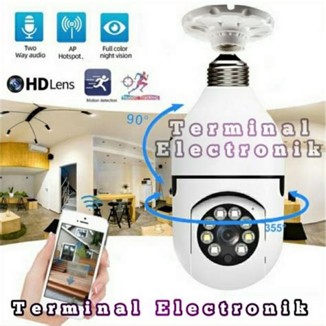 Jual Ip Camera App Yoosee Cctv Bentuk Lampu Cctv Wifi Ptz Pan Tilt