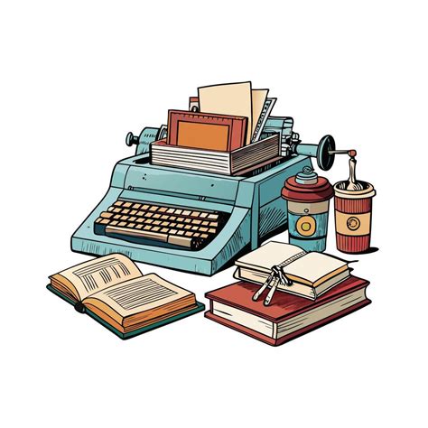 Old books concept illustration 47531383 Vector Art at Vecteezy