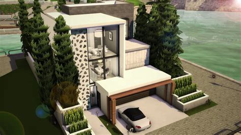 CASA MODERNA MINIMALISTAThe Sims 4 Construção YouTube