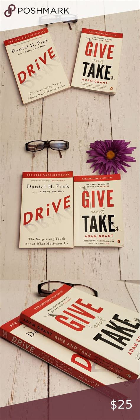 DRIVE GIVE And TAKE Motivation Books Adam Daniels Adam Grant