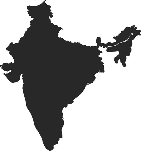 Country Map India 37797947 Png