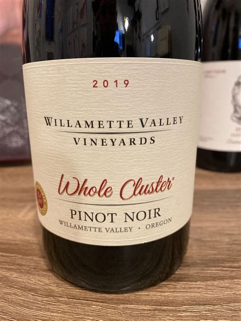 2019 Willamette Valley Vineyards Pinot Noir Whole Cluster Willamette