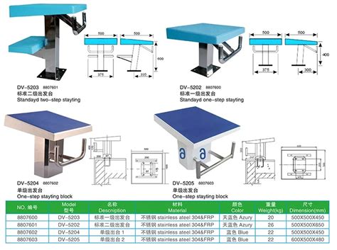 Swimming Competition Stainlessstarting Starting Blocks - Buy Swimming Competition Starting Block ...